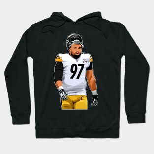 Cameron Heyward #97 Defensive Wall Hoodie